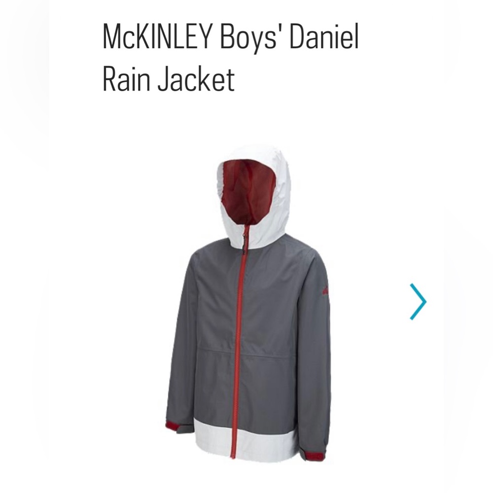 McKINLEY Boys' Daniel Rain Jacket